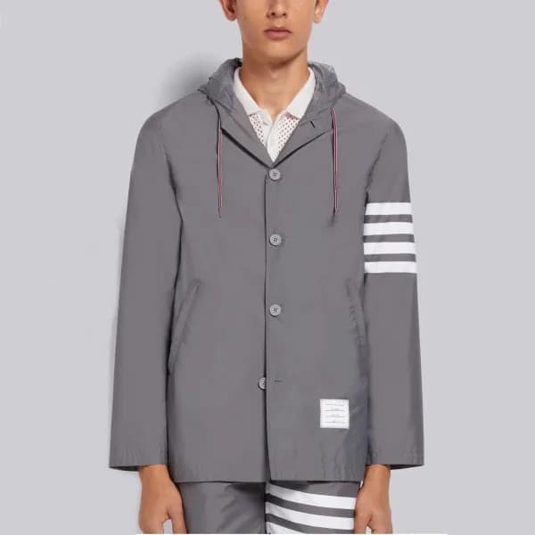 톰브라운 남성 그레이 자켓 - Thom Browne Mens Gray Jackets - t… - 1
