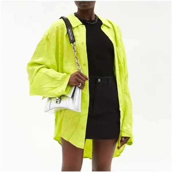 발렌시아가 여성 실버 숄더백 - Balenciaga Womens Silver Shoulde… - 1