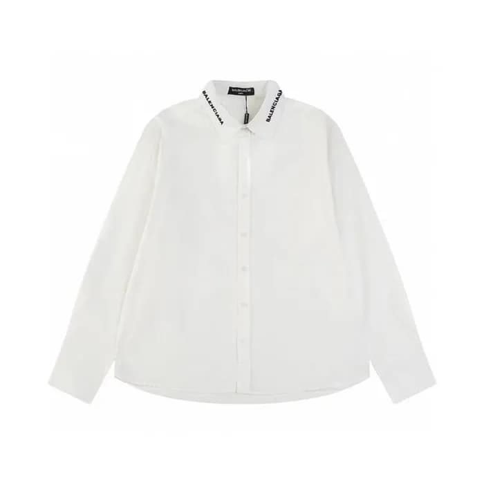 발렌시아가 트렌디 남성 화이트 셔츠 - Balenciaga Mens White Tshirt… - 1