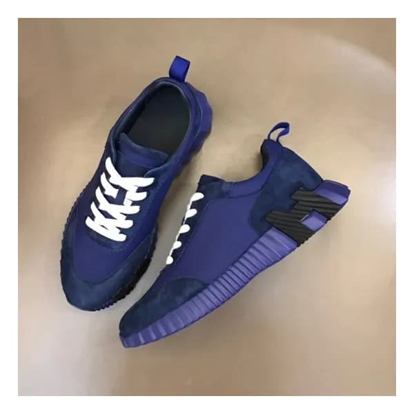 에르메스 남성 블루 스니커즈 - Hermes Mens Blue Sneakers - he92… - 1