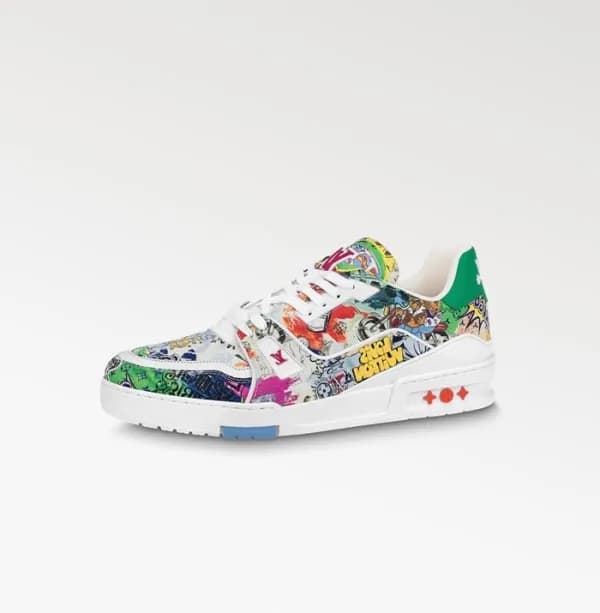 루이비통 남/녀 그린 스니커즈 - Louis vuitton Unisex Green Snea… - 1
