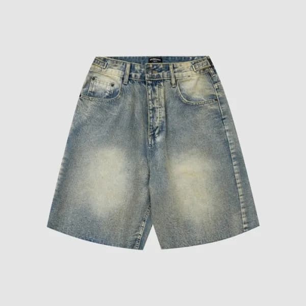 발렌시아가 남성 블루 반바지 - Balenciaga Mens Blue Half-pants … - 1
