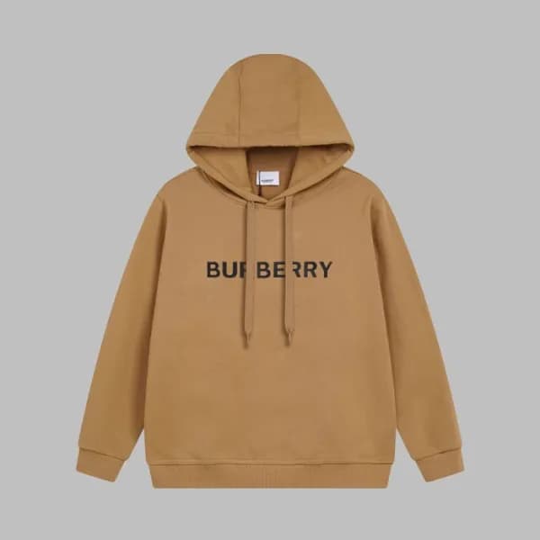 버버리 남성 카멜 후드티 - Burberry Mens Camel Hoodie - bu275… - 1