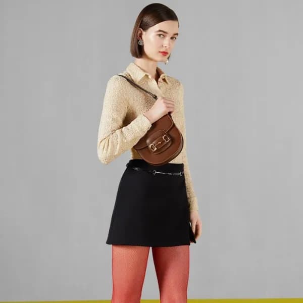 구찌 여성 브라운 홀스빗 - Gucci Womens Brown Horsebit - gu11… - 1