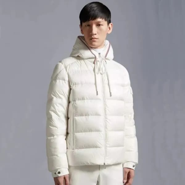몽클레어 남/녀 화이트 패딩 - Moncler Unisex White Down Paddin… - 1