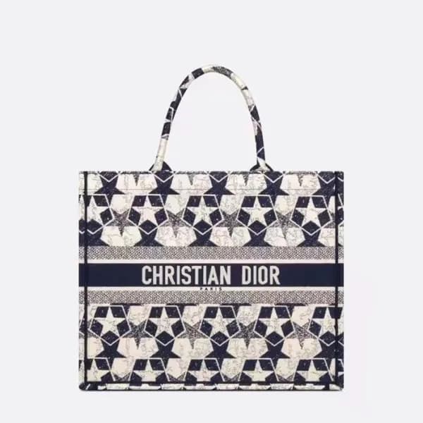 디올 여성 블랙 북토트 - Dior Womens Black Book Tote - dib66… - 1