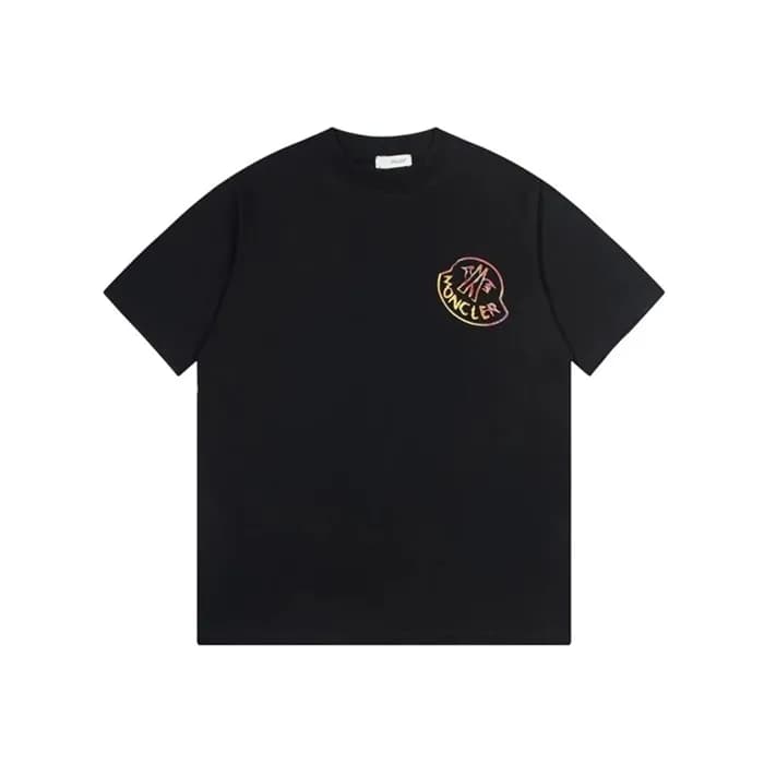 몽클레어 남성 블랙 반팔 티셔츠 - Moncler Mens Black Tshirts - m… - 1