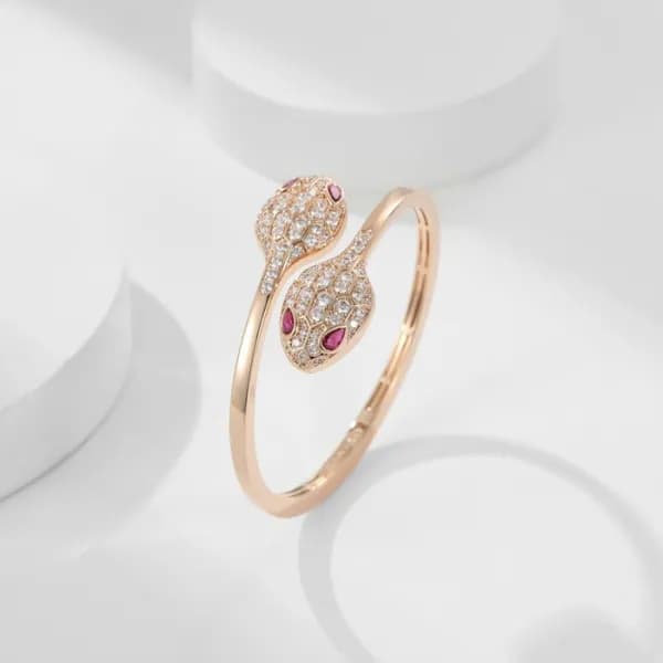불가리 여성 골드 팔찌 - Bvlgari Womens Gold Bangle - acc203… - 1
