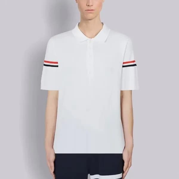 톰브라운 남성 폴로 반팔티 - Thom Browne Mens Polo Tshirts - t… - 1