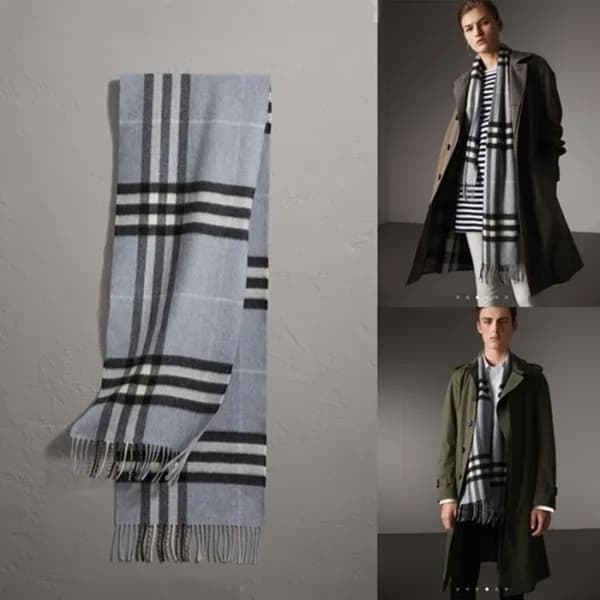 버버리 남/녀 클래식 머플러 - Burberry Unisex Classic Muffler … - 1