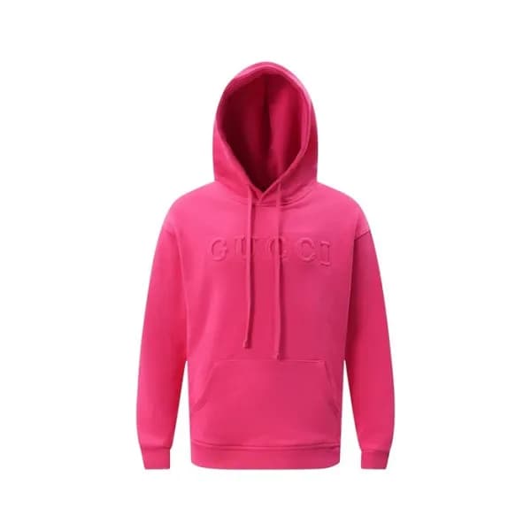 구찌 남성 핑크 후드티 - Gucci Mens Pink Hoodie - guc2674x - 1