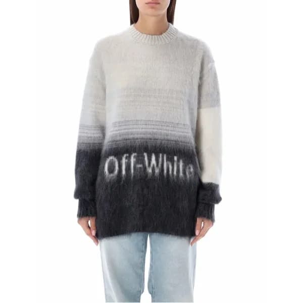 오프화이트 여성 라운드 니트 - Off-white Womens Round Knitwear … - 1