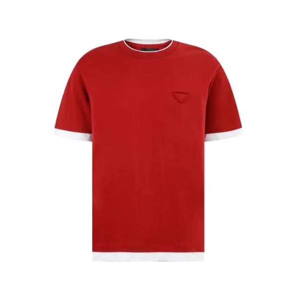프라다 남성 라운드 반팔티 - Prada Mens Round Tshirt - prc5374… - 1