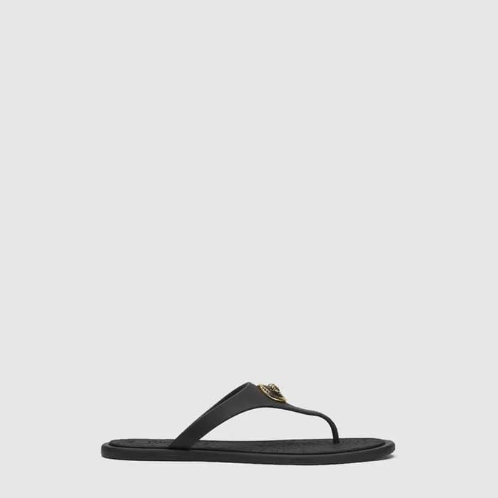베르사체 여성 Alia 플랫 고무 샌들 - Versace Womens Alia Flat R… - 1