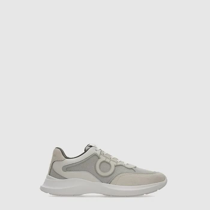 페라가모 남성 간치니 오너먼트 로우탑 스니커즈 - Ferragamo Mens Gancini… - 1