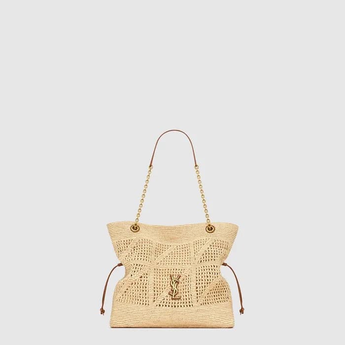 입생로랑 여성 제이미 쇼퍼 - Saint Laurent Womens Raffia Jamie… - 1