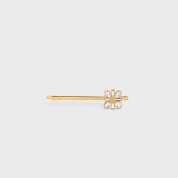 셀린느 여성 골드 헤어핀 - Celine Womens Gold Hairpin - acc61… - 1