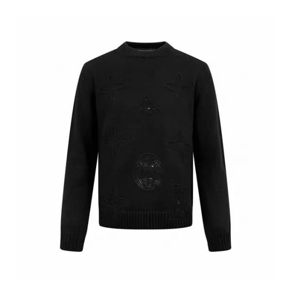 루이비통 남성 라운드 스웨터 - Louis vuitton Mens Round Sweater… - 1