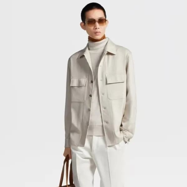 에르메네질도 제냐 남성 셔츠 재킷 - Ermenegildo Zegna Mens Shirt … - 1
