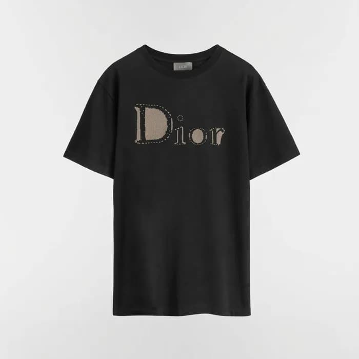 디올 남성 라운드 반팔 티셔츠 - Dior Mens Round Tshirt - dic137… - 1
