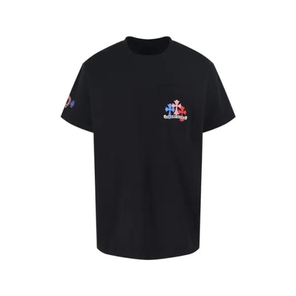 크롬하츠 남성 라운드 반팔티 - Chrom Hearts Mens Round Tshirt -… - 1