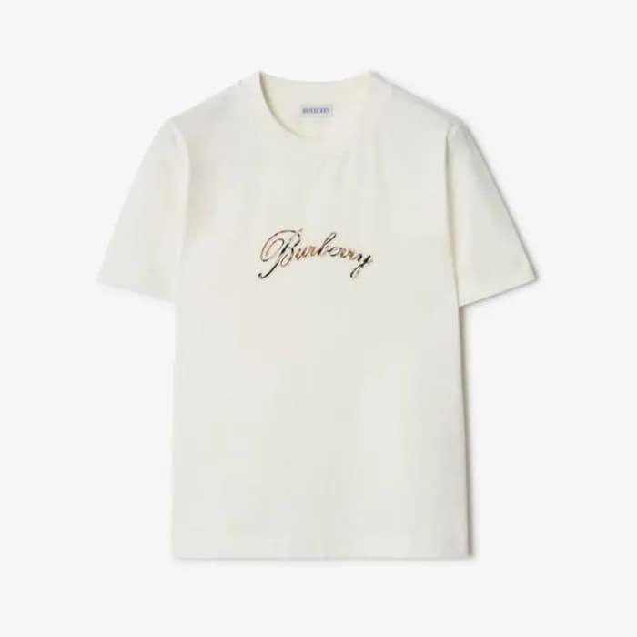 버버리 여성 반팔 티셔츠 - Burberry Womens Round Tshirt - buc… - 1