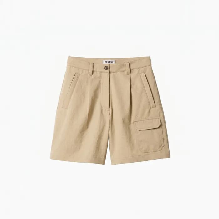 미우미우 여성 베이직 쇼츠 - Miumiu Women Basic Shorts - mic15… - 1