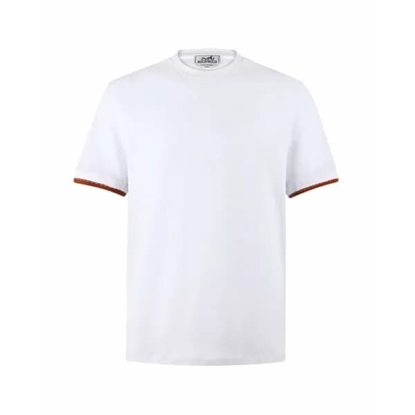 에르메스 남성 라운드 반팔티 - Hermes Mens Round Tshirt - hec15… - 1