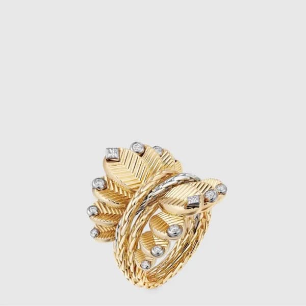 까르띠에 여성 그랑 드 카페 링 다이아몬드 - Cartier Womens Grand de … - 1