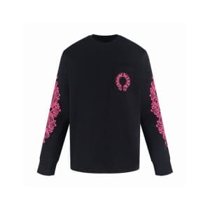 크롬하츠 남성 라운드 긴팔티 - Chrome Hearts Mens Round Tshirt …