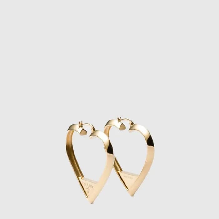 프라다 여성 메탈 이어링 - Prada Womens Metal Earring - acc84… - 1