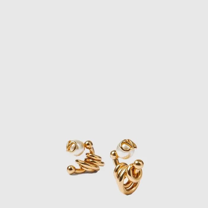 발렌티노 여성 진주 오발렛 이어링 - Valentino Womens Pearl Oval Earring - acc10401x - 1