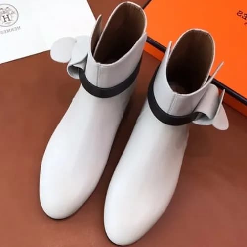 HERMES H-KELLY 2018 LADIES LEATHER ANKLE BOOTS - 에… - 1