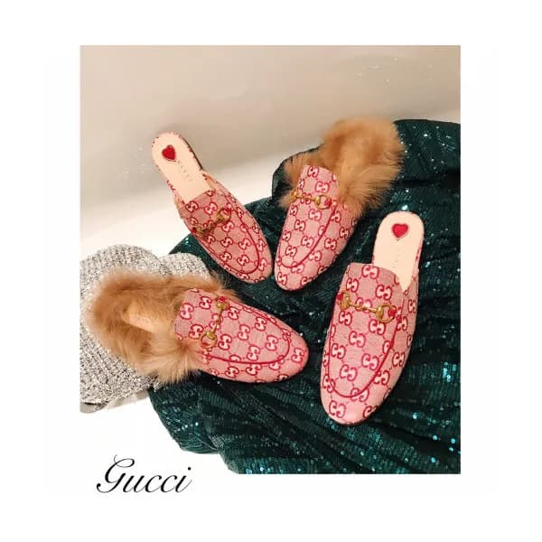 GUCCI 2018 LADIES LEATHER SLIPPER - 구찌 여성 레더 슬리퍼 G… - 1
