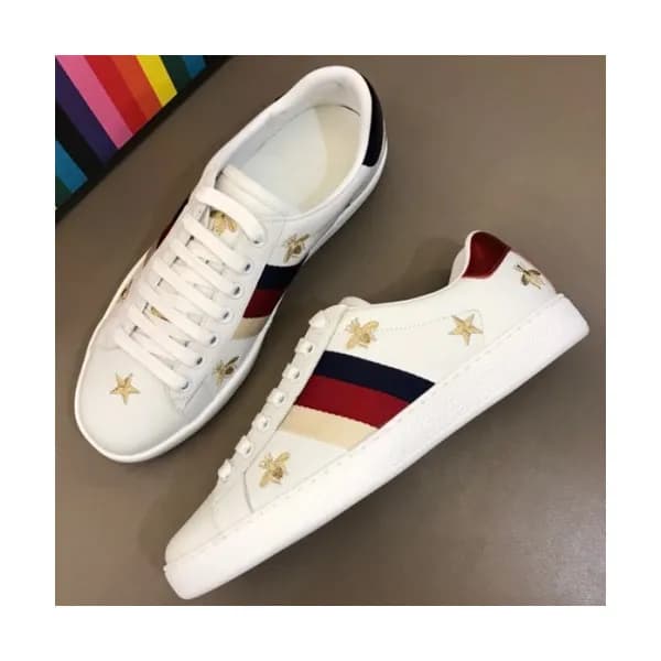 GUCCI 2018 MENS LEATHER SKEAKERS - 구찌 남성 레더 스니커즈 G… - 1