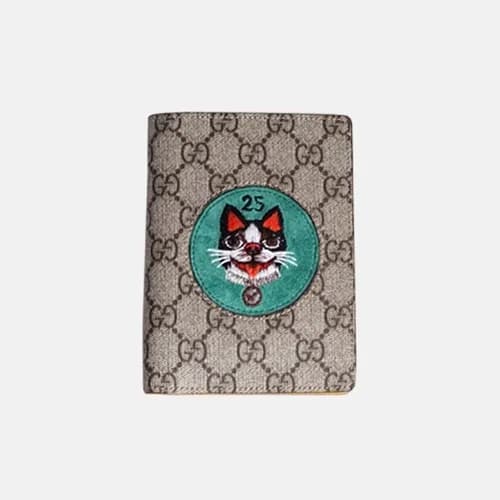 Gucci GG Supreme Passport Case 506275 - 구찌 GG 수프림 … - 1