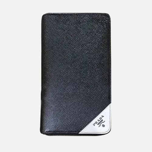 [베스트 상품] Prada 2018 Mens Saffiano Leather Zippy Lo… - 1