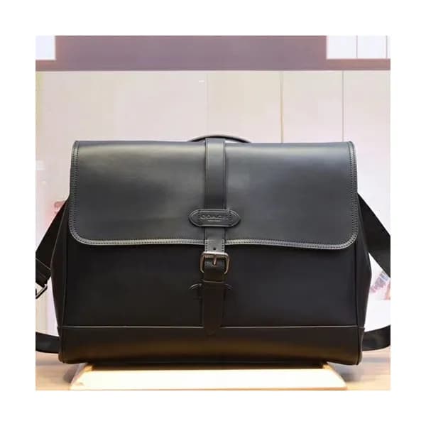 Coach Leather Hudson Messenger Shoulder Bag,39cm -… - 1
