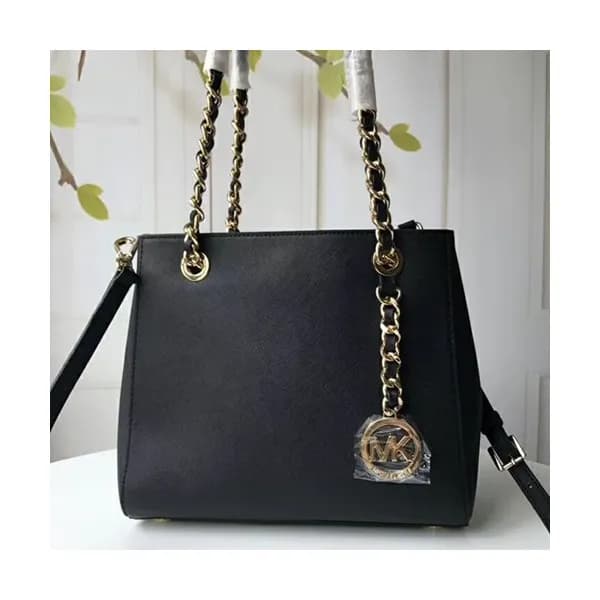 Michael Kors Leather Tote Shoulder Bag,23.5cm - 마이… - 1