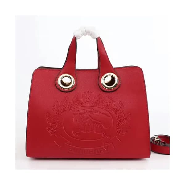 Burberry Leather Tote Shoulder Bag, 35cm - 버버리 레더… - 1