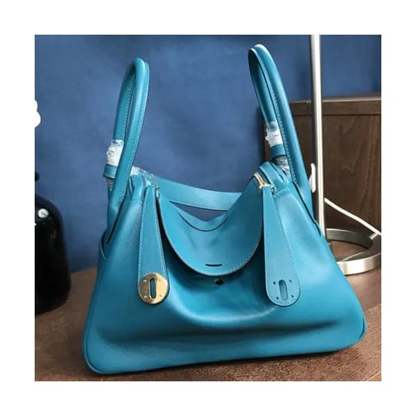 Hermes Lindy Swift Leather Tote Shoulder Bag ,26cm… - 1