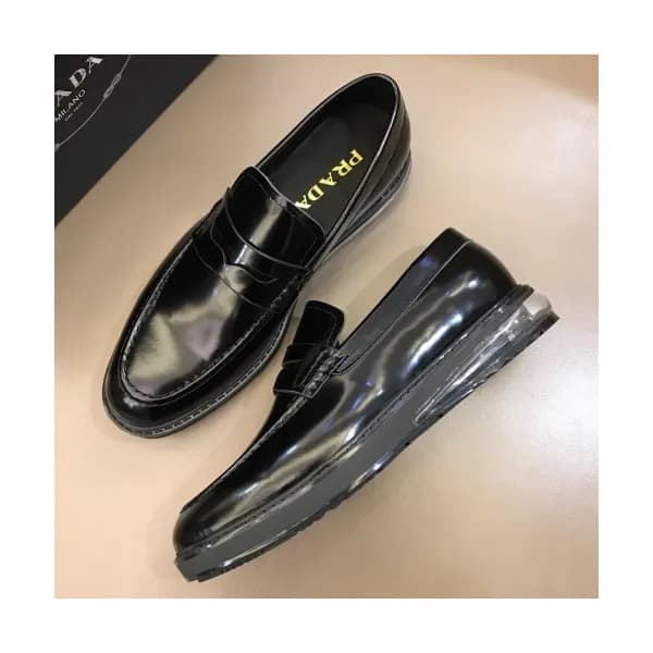[커스텀급] Prada 2018 Mens Leather Loafer - 프라다 남성 레더… - 1