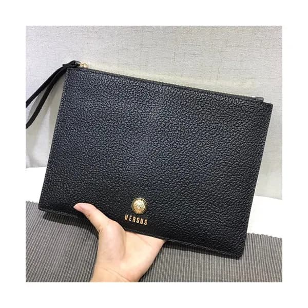 Versace Leather Clutch Bag,28CM - 베르사체 레더 남성용 클러치백…