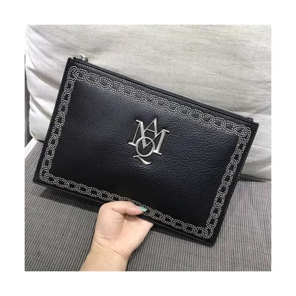 Alexander Mcqueen 2018 Leather Clutch Bag ,28CM - … - 1