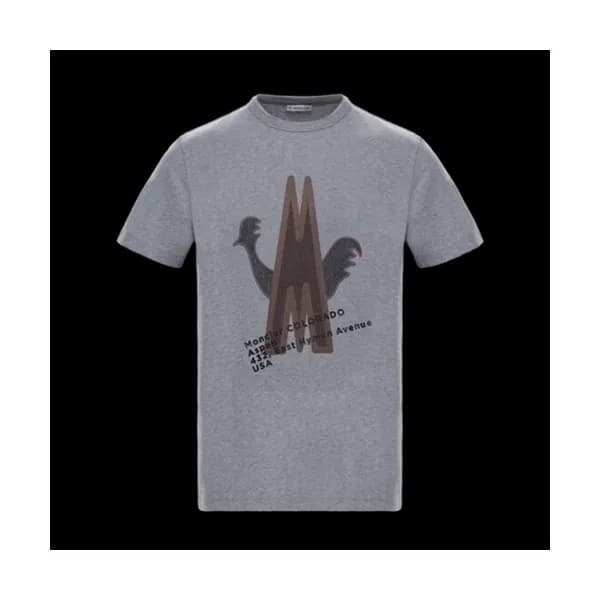 Mocler 2019 Mens Embroidery Logo Crew - neck Cotto… - 1