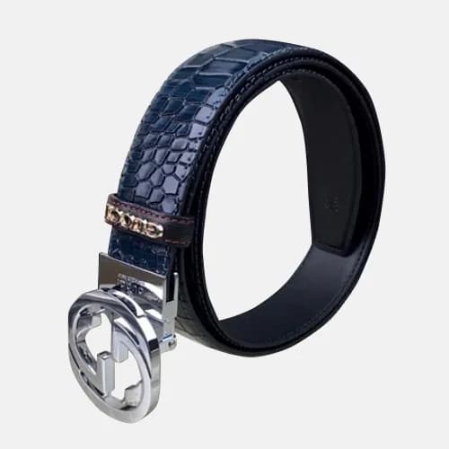 Gucci 2019 Mens Signature GG Steel Buckle Leather … - 1