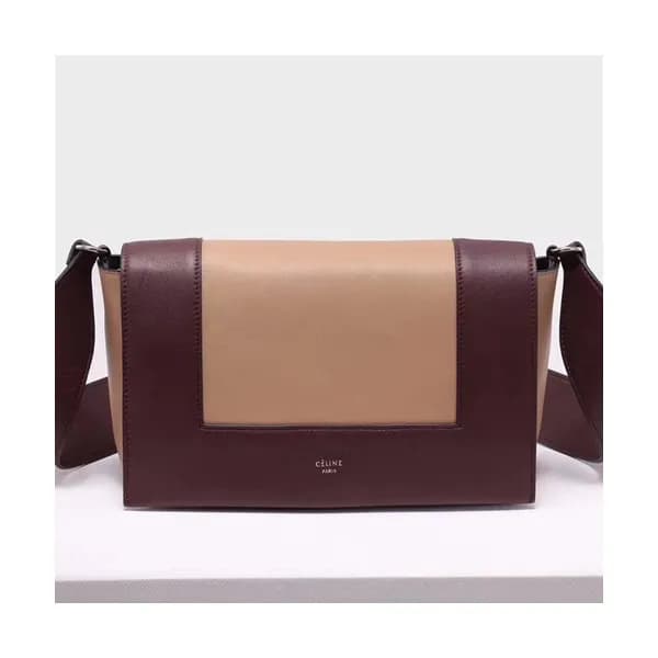 Celine Leather Frame Shoulder Bag,25CM - 셀린느 레더 프레… - 1