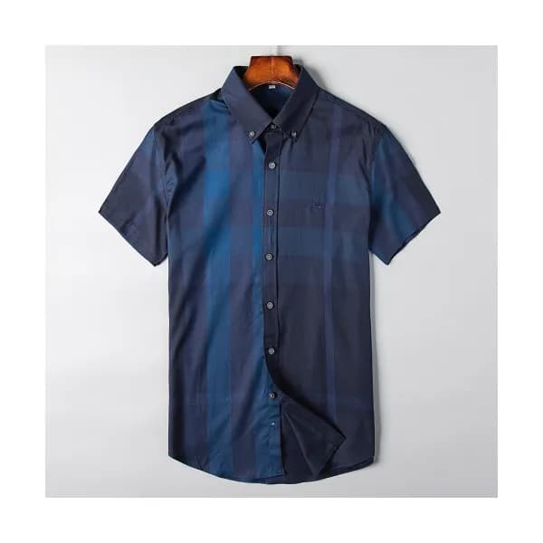 Burberry 2019 Mens London Check Cotton Short Sleev… - 1