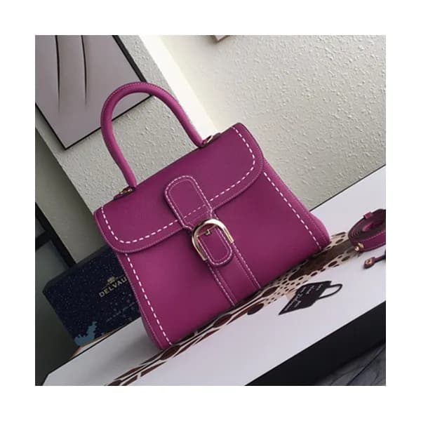 Delvaux 2019 Leather Tote Shoulder Bag,28 CM - 델보 … - 1