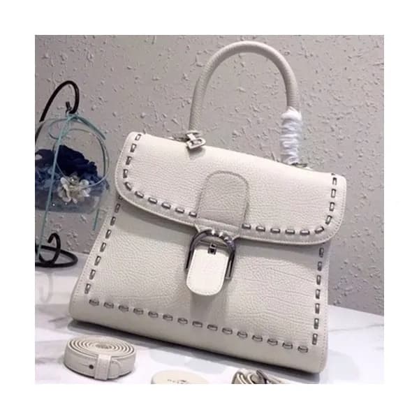 Delvaux 2019 Brillant Leather Tote Shoulder Bag,28… - 1